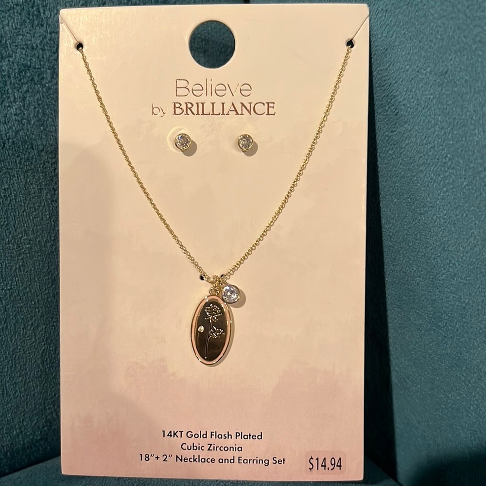 14k gold plated necklace